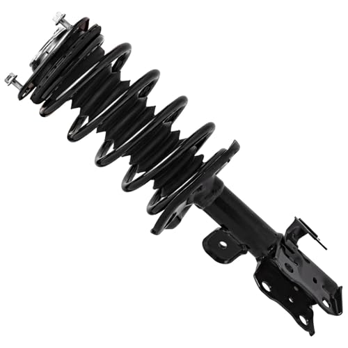 Detroit Axle - 4pc Front Struts Rear Shocks for 2010 2011 2012 2013 2014 2015 Toyota Prius, 2 Complete Struts with Coil Spring Assembly 2 Shock Absorbers Replacement Suspension Kit - size: 4AQ47049-V1/ strut shock kit