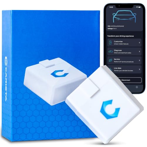Carista OBD - Bluetooth OBD2 Scanner - Car Scanner Diagnostic Tool and Code Reader with Access to Diagnostics, Customizations, Service Tools, and Live Data - Subscription Required