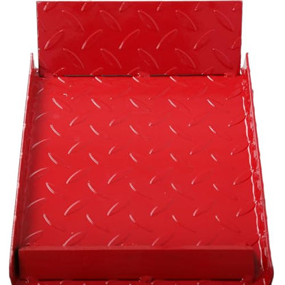 Hydraulic Car Ramps, 5T 10000lbs Capacity Low Profile Vehicle Lift Ramps for Truck Trailer Garage, 9.8-15 Inch Lift Height, 2 Pack,Red (red) - color: Red