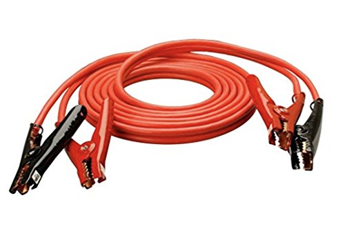 Southwire Road Power Commercial-Duty Booster Cable - Heavy Duty Design - Top & Side Post Compatible - Reliable Jump Start Tool - Tangle Free Automotive Jumper Cable - 4 Gauge - 16 Feet - Red - size: 16-Foot