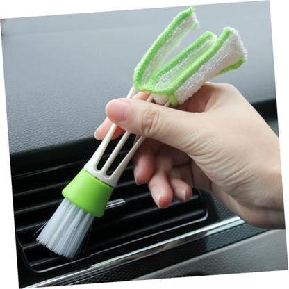 Ciieeo Car Air Vent Detail Brush 3pcs Set Double-Ended Louver Cleaner Duster for Automotive Air Conditioner Vents Interior Crevice Cleaning Tool for Car Dashboard
