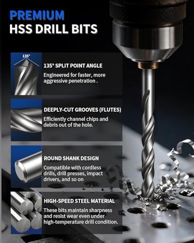 M6 x 1.0 Metric Thread Repair Kit, with HSS Drill Bit, Tap, Counterbore & Installation Driver, M6 x 1.0 Solid 304 Stainless Steel Inserts (10 Pcs, 9.4 mm Length) - size: M6 X 1.0