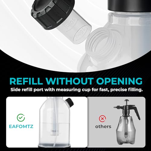 70oz Foam Sprayer, Hand Pump Foaming Sprayer with Adjustable Nozzle, Pressure Foam Spray Bottle for Car Washing, Auto Detailing, Home Cleaning, Pet Bathing and Garden Care