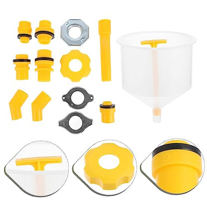 Spill Proof Coolant Funnel Kit for Radiator 1 Set Filling Tool Elbow Accessory