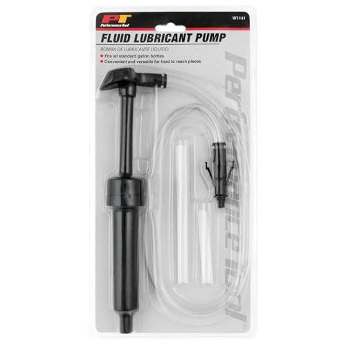 Performance Tool W1141 Quick Fit Fluid Transfer Pump for Vehicle Engine Oils and Lubricants, Black/Clear - style: Gal. Fluid Pump Quick Fit Nozzle