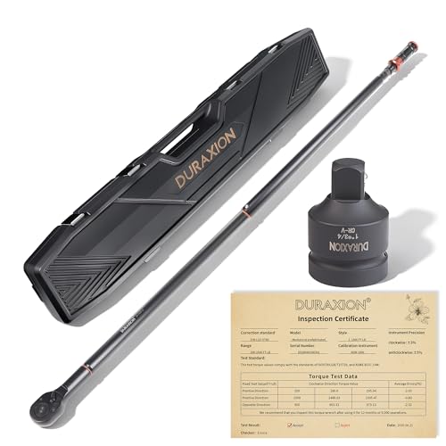 Torque Wrench 1-Inch Drive Dual Range Scales 200-1500ft.lb/271.0-2032.5Nm, ±3% Precision, 24 Tooth Dual-direction Torque Wrenches for Wind Tturbines Dockyards Car Truck Repair - size: 【1-Inch DR.200-1500 FT.LB】