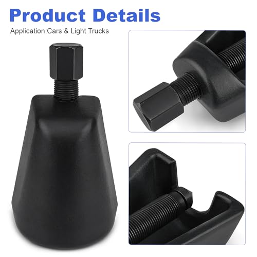 Heavy-Duty Conical Pitman Arm Puller Replace 8150 for Cars & Light Trucks, 3/4-16 Forcing Screw, Steering Removal Tool