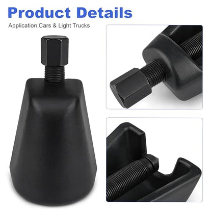 Heavy-Duty Conical Pitman Arm Puller Replace 8150 for Cars & Light Trucks, 3/4-16 Forcing Screw, Steering Removal Tool