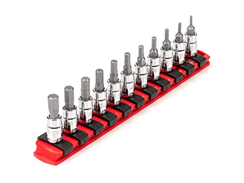 TEKTON Hex Bit Socket Set, 11-Piece | SHB90106 - size: 11-Piece (2-8 mm)