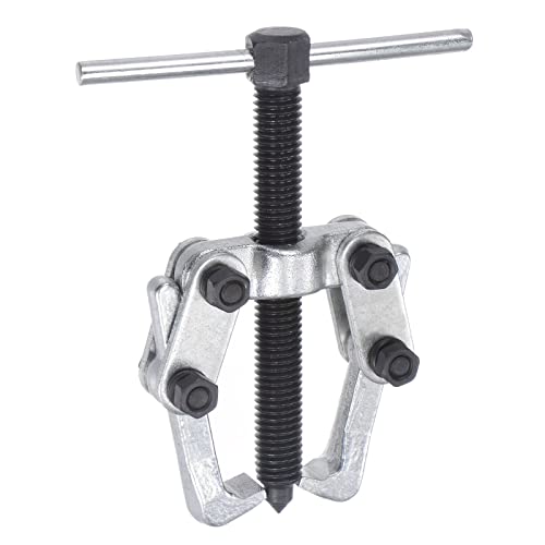 uxcell 2.36" 2-Jaw Gear Puller for Bearings, Pulleys Remove, High Carbon Steel Separate Lifting Device - size: 10mm - 40mm