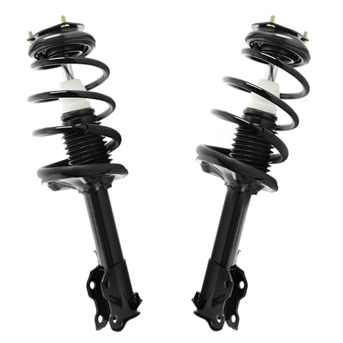 Detroit Axle - Front Struts for 2000 2001 Nissan Sentra [Except SE Model], Struts with Coil Spring Assembly Replacement - size: 11575_11576/Pair