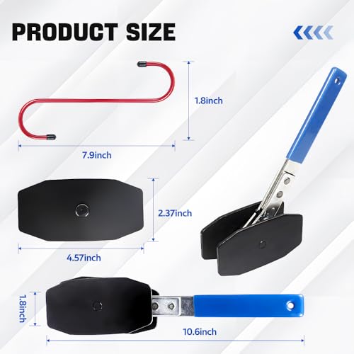 BARTOO Brake Tools, Brake Caliper Tool, 4 in 1 Universal Disc Brake Caliper Piston Compressor Tool, Brake Caliper Press Tool with 2 Brake Caliper Hooks, for Car Brake Repair