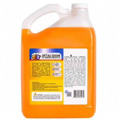 UCS Advanced All-Season Windshield Washer Fluid -27°F, Water Repellent Technology, Powerful Bug Remover, Streak-Free Cleaning, Ready-to-Use RTU, 1 Gallon - color: All Season, size: 128 Fl Oz (Pack of 1)