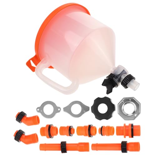 SOLUSTRE 1set Coolant Filling Kit Tools Radiator Funnel Kit Spill Filling Auto Coolant Flush Compatible