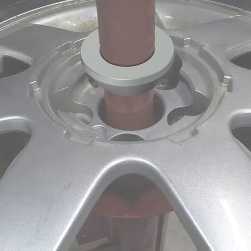 Centering Cone, Aluminum Alloy Wheel Balancer Hold Down Cone, Universal Non-Scratch Tire Repair Adapter for Car Truck RV SUV, Silver Tone Metal