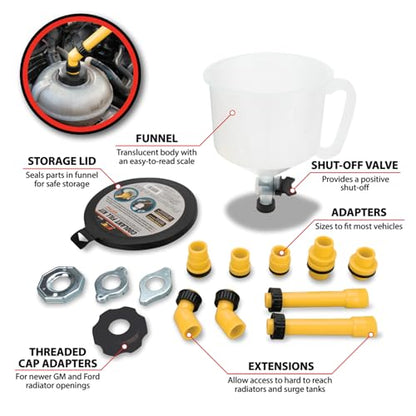 Performance Tool W89740 Spill Proof Coolant Funnel Kit