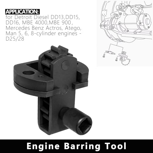 DPTOOL Engine Camshaft Timing Tool Kit for Detroit Diesel DD13 DD15 DD16 | Engine TDC Locating Pin Brake Adjustment Tool Barring Tool Fuel Line Socket Replace W47058090900 W470589104000