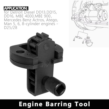 DPTOOL Engine Camshaft Timing Tool Kit for Detroit Diesel DD13 DD15 DD16 | Engine TDC Locating Pin Brake Adjustment Tool Barring Tool Fuel Line Socket Replace W47058090900 W470589104000