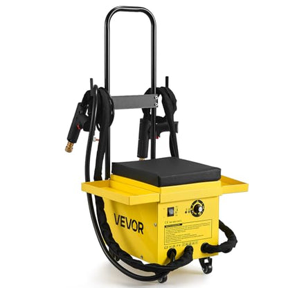 VEVOR 4.5KW Professional Stud Welder Dent Repair Kit with 2 Welding Guns & 6 Modes, All in One Dent Repair Workstation with Extended Handle, Padded Seat and Accessory Tray