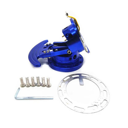 Tilt Racing Steering Wheel Quick Release Hub Kit Adapter Body Removable Snap Off Boss Kit (Blue) - color: BLUE