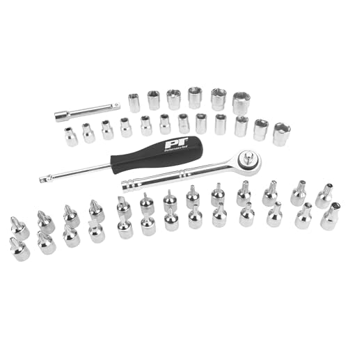 Performance Tool W1177 47pc Socket & Bit Set - size: 47-Piece (Pack of 1), style: Socket & Bit Set