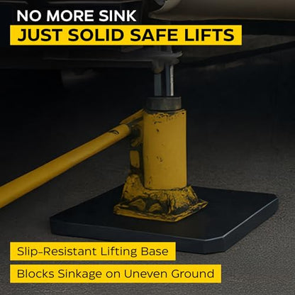 25 Ton Cribbing Support Jack Plate for Trailers, Boats, RV, Heavy Vehicle Equipment, Hydraulic Cylinders, Bottle Jacks, Jack Stands - style: 25 Ton