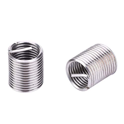 Thread Insert Repair Kit, Premium Stainless Steel M12x1.5 Thread Repair Set for Automotive and Industrial Applications Includes 17Pcs High Strength Inserts
