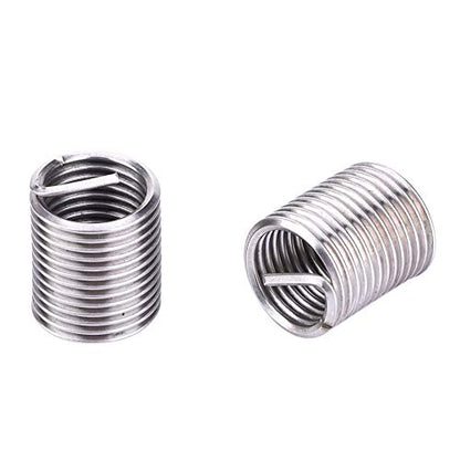 Thread Insert Repair Kit, Premium Stainless Steel M12x1.5 Thread Repair Set for Automotive and Industrial Applications Includes 17Pcs High Strength Inserts
