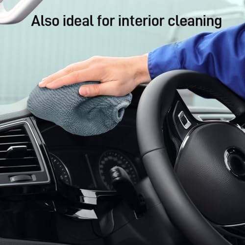 XINDELL 5 Pack Microfiber Pads – Replacement Heads Cover for Xindell Windshield Cleaner Tools. Washable & Reusable Triangle Pads (Grey). Fits Window Reach Tool - Handle Not Included - color: Grey