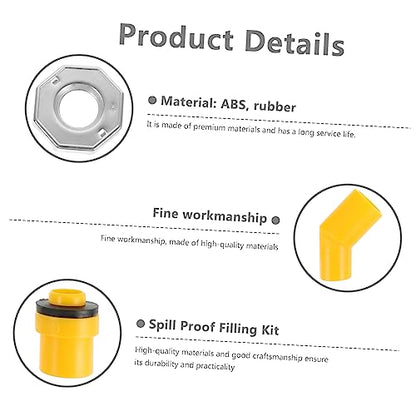 C Radiator Funnel Kit 15 Tools No-Spill Coolant Filling Funnel Kit for Car Repair