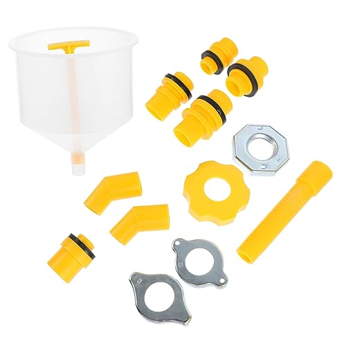 ULTECHNOVO Spill Coolant Filling Kit Radiator Funnel for Easy Coolant Transfer Prevents Overflow Includes Fluid Stopper for Efficient Reuse