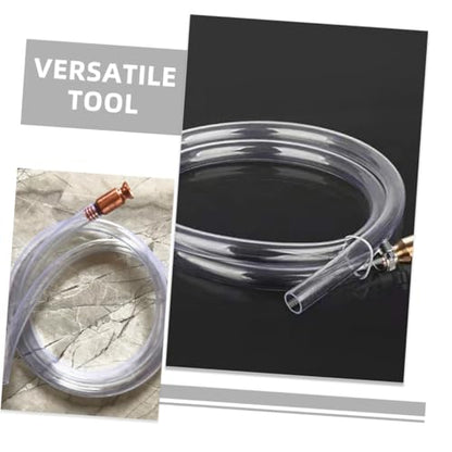 SOLUSTRE Automatic Water Pipe Kit Gas Siphon Pump Fuel Transfer Hose Oil Siphon Hose Versatile Easy to Use