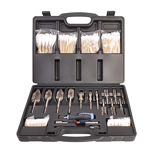Professional Diesel Injector Seat Brush Master Cleaning Kit, Cylinder Heads Stainless Steel