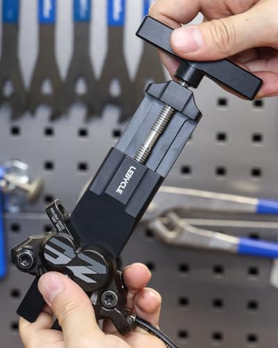 Bike Piston Reset Tool for Piston Brake Calipers – Parallel Push Design for Even Force & Ceramic Piston Safety, 7075 Aluminum Bicycle Brake Caliper Tool for Shimano & MTB Repairs