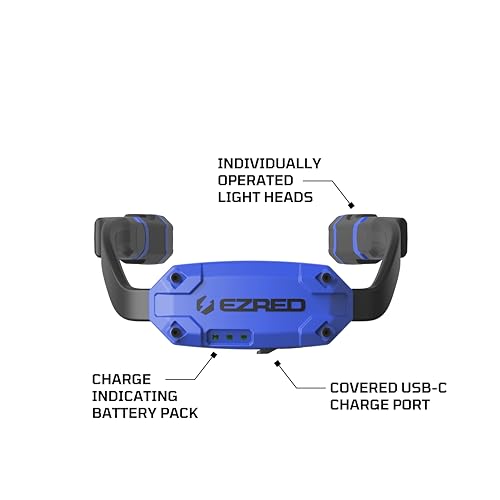 EZRED EZL35RNL-B Rechargeable 350 LM Neck Light - Blue EZR-EZL35RNL-B - color: Blue