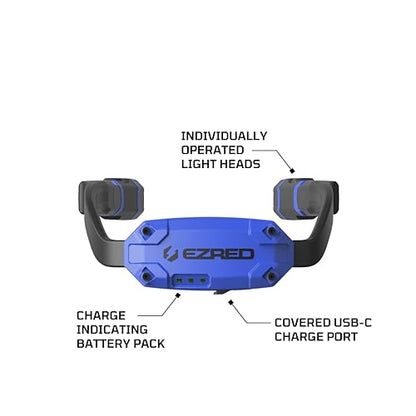 EZRED EZL35RNL-B Rechargeable 350 LM Neck Light - Blue EZR-EZL35RNL-B - color: Blue