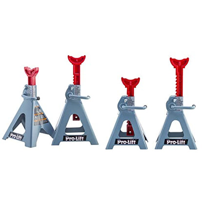 Pro-Lift 3 Ton and 6 Ton Double Locking Pin Jack Stands Bundle