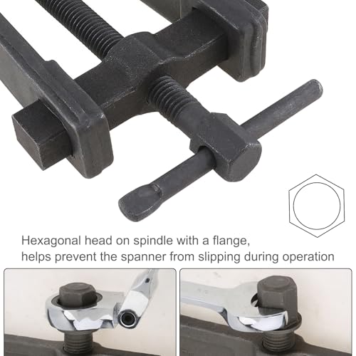 ChgImposs 2 Jaws Gear Puller, Adjustable Bearing Puller Gears, Internal External Removal Tool for Pulleys Flywheels Bearings Gears (4 INCH) - size: 4 INCH