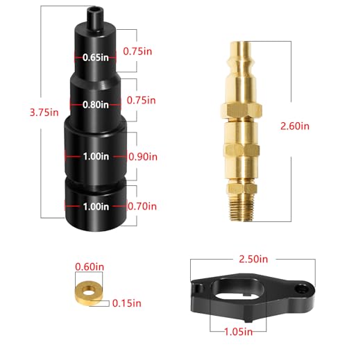 ‎9007A 9007 Compression Test Adapter - Fits for 24V Cummins 1998-1/2 to Current 5.9 6.7 Liter Diesel, Used with J-6692-B Compression Test Gauge