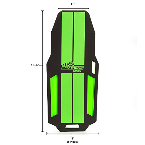 OEMTOOLS 24972 Racing Body Creeper, Gifts for Men, Dad Gifts, EVA Foam Creepers Automotive, Low Ground Clearance Mechanic Cart, Work Pad
