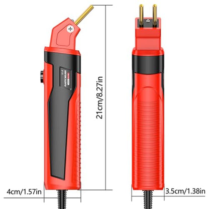 CHICIRIS Plastic Welding Kit 5-In-1 Welder with Heat Cutting Shaping Tools for Home Automotive Bumper Repairing (US Plug 110V) - color: Red