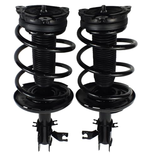 Front Complete Strut Shock Absorber & Coil Spring Assembly Compatible with Nissan Altima 2013–2018 | Replace OE# 172902, 172901 | Front Suspension Strut Assembly