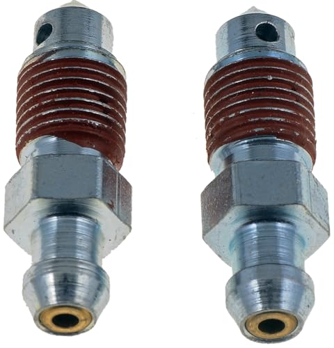 Dorman 12701 Brake Bleeder Screws - Quick Bleeders - 3/8-24 X 1-3/16 in. | Fits Select Models, 2 Pack