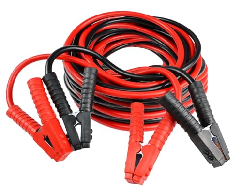 iMeshbean Auto Jumper Cables 0 Gauge 3000AMP 20Ft, Instruction Slip, Commercial Grade Automotive Booster Cables, Heavy Duty for Car Van Truck