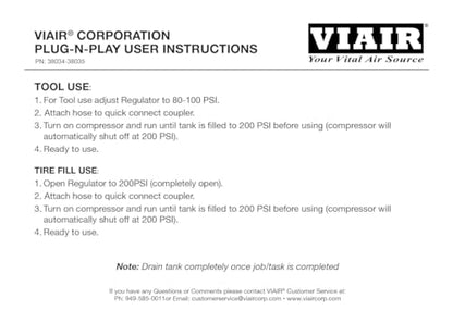 VIAIR 380C Plug-N-Play Compressor, 12V, 1.5 gallon tank, 200 PSI Rated with 7-way Power Access, for nailing, air tools, tire inflation - style: 7-way Plug