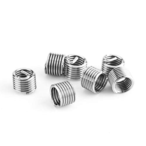 25pcs Thread Repair Kit M8 x 1.0mm Metric Thread Repair Insert Kit | Compatible Hand Tool Set for Auto Repairing (M8-1.0)