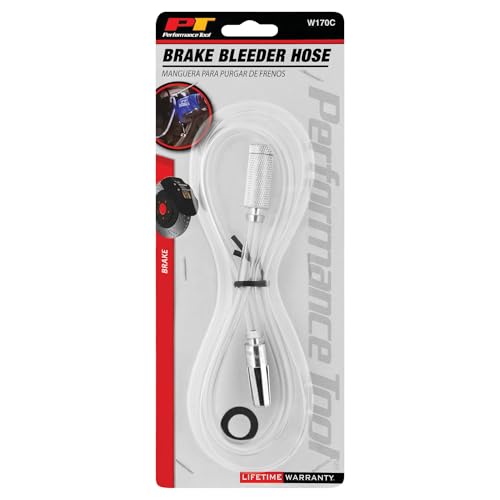 Performance Tool W170C Brake Bleeder Vacuum Kit - Efficiently Removes Air Bubbles from Brake Lines of Most Cars and Light Trucks - style: Brake Bleeder Hose