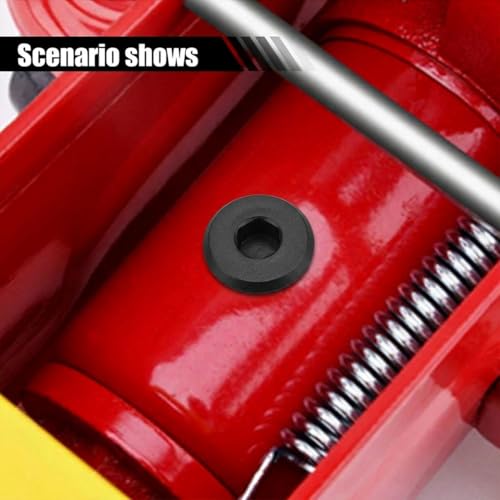 smilfuy 5PCS 8mm Flat-Head Hydraulic Bottle Jack Floor Jack Oil Filler Plug | Rubber Hydraulic Filler Bung for Oil Reservoir Hole, Horizontal Jack Hydraulic Top Pressure Rod for Oil Reservoir - size: Flat-5PCS