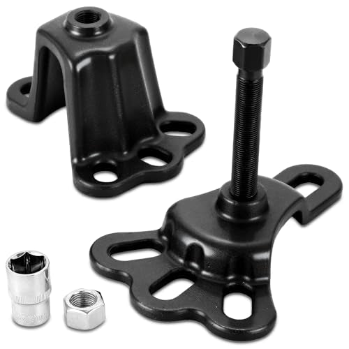 DASBET Universal Front Wheel Hub Puller Set for 3-3/4'' to 4-1/2'', Rear Axle Puller Kit for 4-1/2'' to 5-1/2'' IDs, Flange Type Axle Remover Tool with 5/8'' x 18 Forcing Bolt