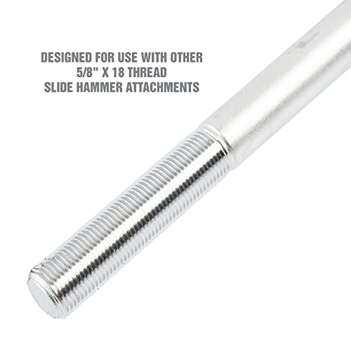 OEMTOOLS 37191 9 Way Slide Hammer Puller, Axle Puller Slide Hammer, Slide Hammer Hub Puller, Use with 5/8 Inch x 18 Thread Slide Hammer Attachments